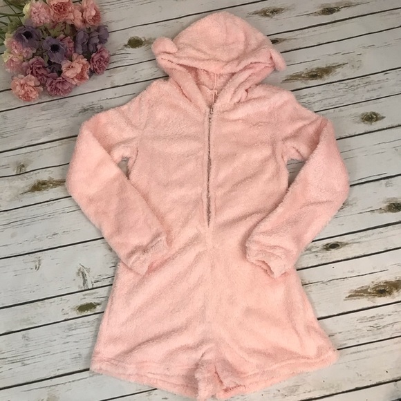Sexy Animal Hoodie Sleep Jumpsuit with Ears - Picture 8 of 16